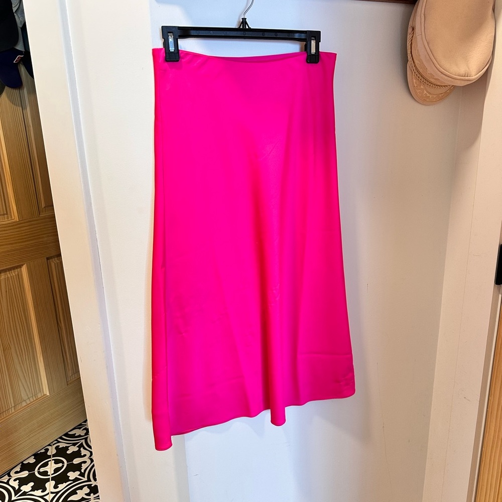 J crew satin skirt